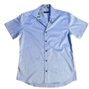 Masutto men’s short sleeve button down shirt - size medium